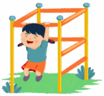 兒童在遊樂場玩耍